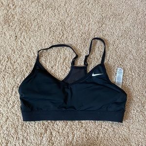 Black womens nike sports bra